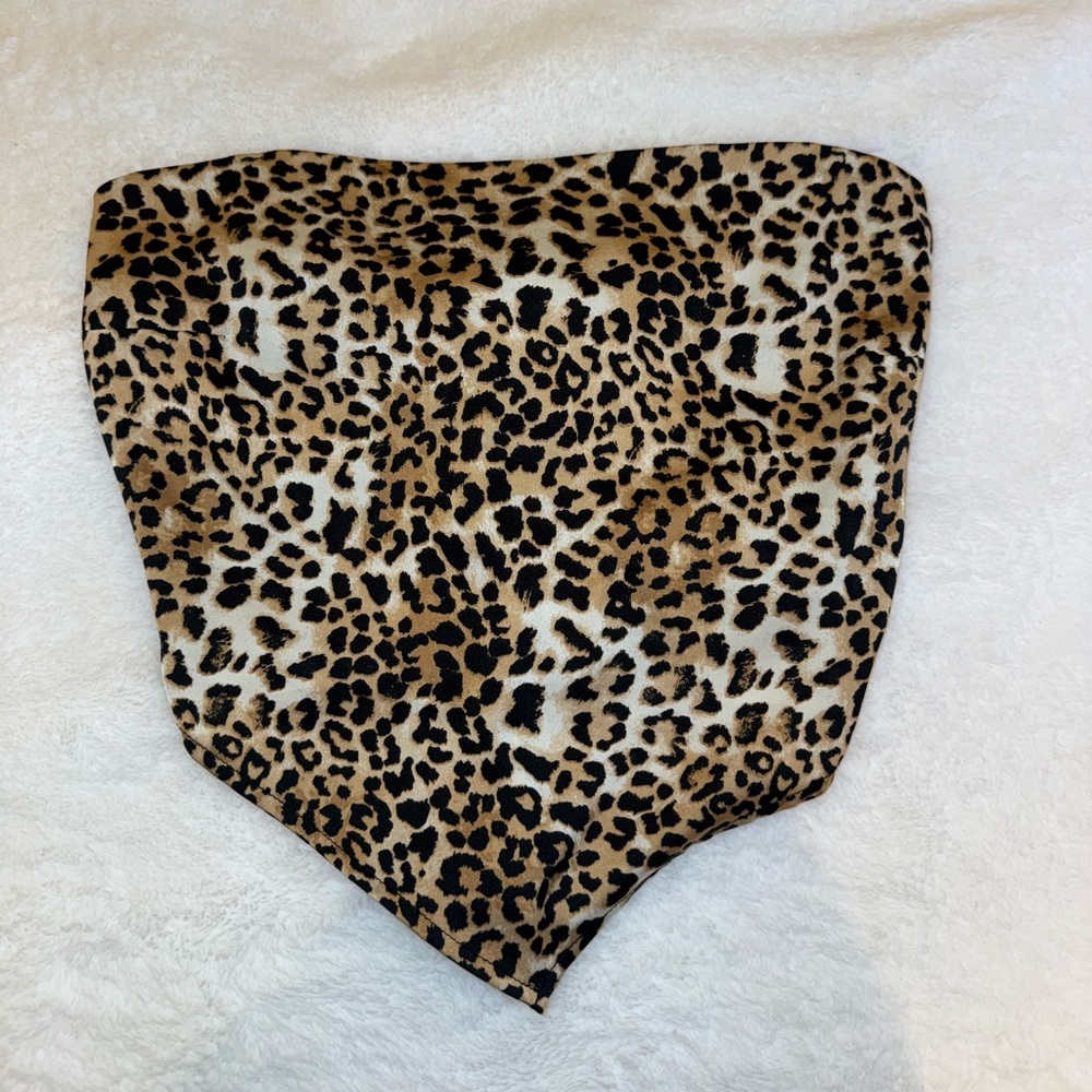 Garage Satin Scarf Top